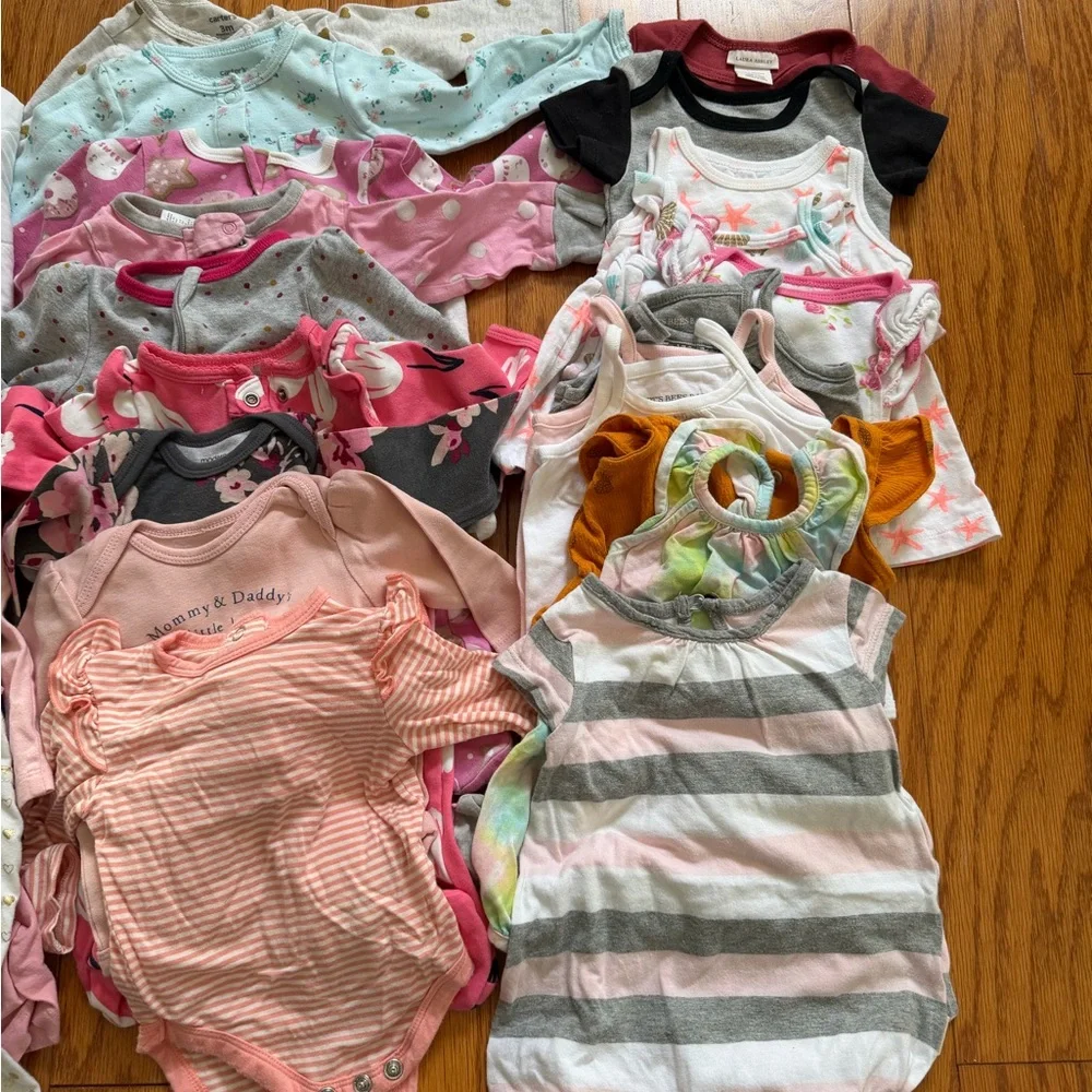Assorted Baby Girl Clothing Set Mixed Lot 0-3 months m outfits pants - Picture 4 of 8